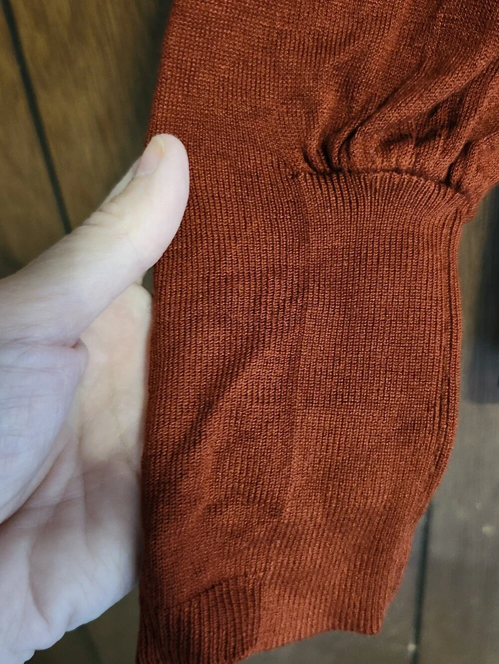 Zara knit rust